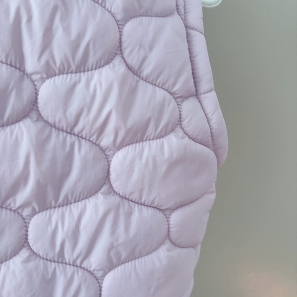 DSG Lavender Quilted Hooded Puffer Vest Size M - Picture 4 of 7